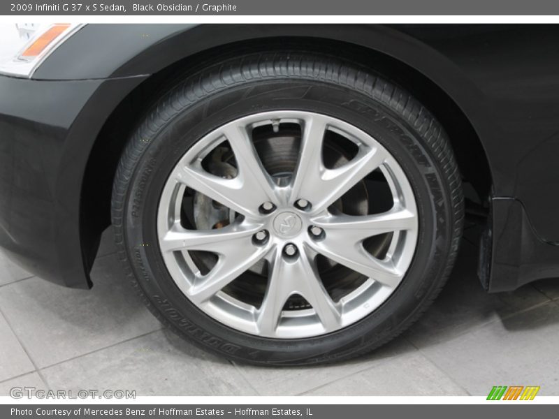 Black Obsidian / Graphite 2009 Infiniti G 37 x S Sedan