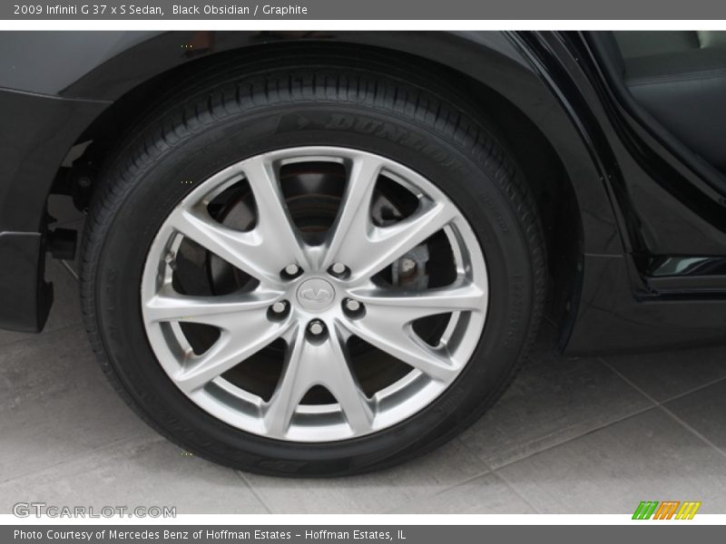 Black Obsidian / Graphite 2009 Infiniti G 37 x S Sedan