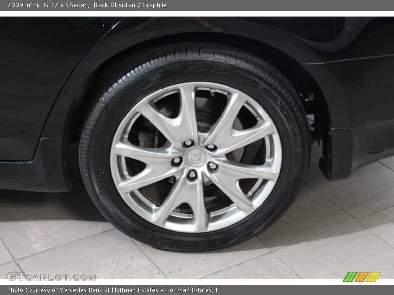 Black Obsidian / Graphite 2009 Infiniti G 37 x S Sedan