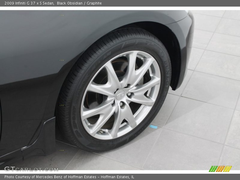 Black Obsidian / Graphite 2009 Infiniti G 37 x S Sedan