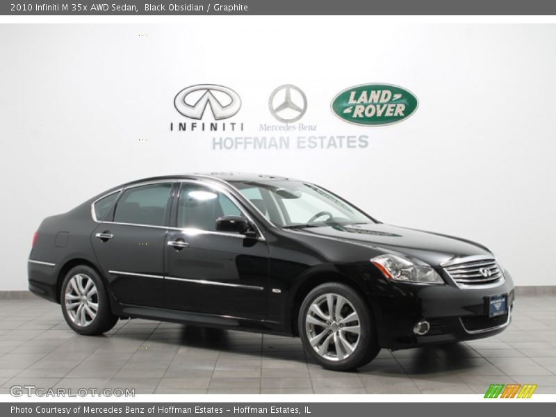 Black Obsidian / Graphite 2010 Infiniti M 35x AWD Sedan