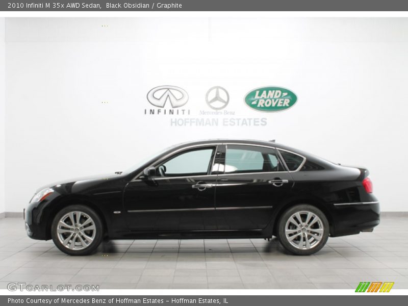Black Obsidian / Graphite 2010 Infiniti M 35x AWD Sedan