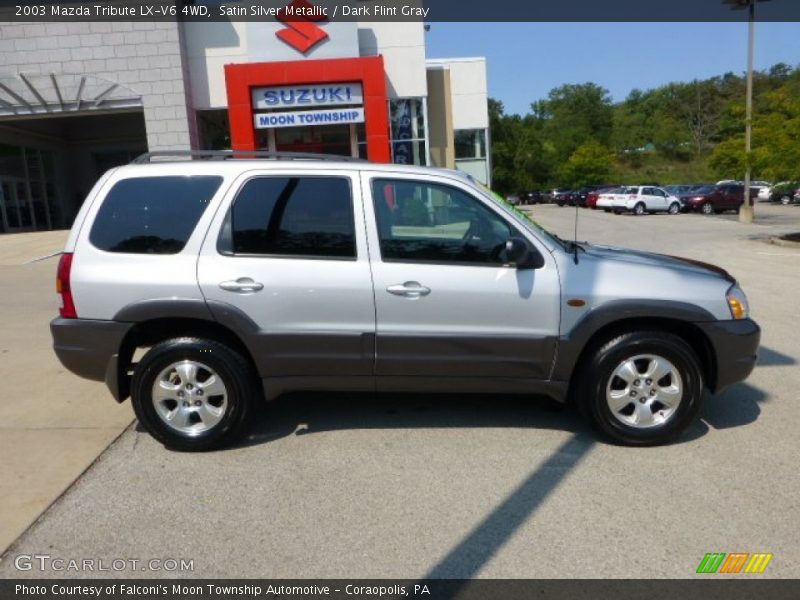 Satin Silver Metallic / Dark Flint Gray 2003 Mazda Tribute LX-V6 4WD