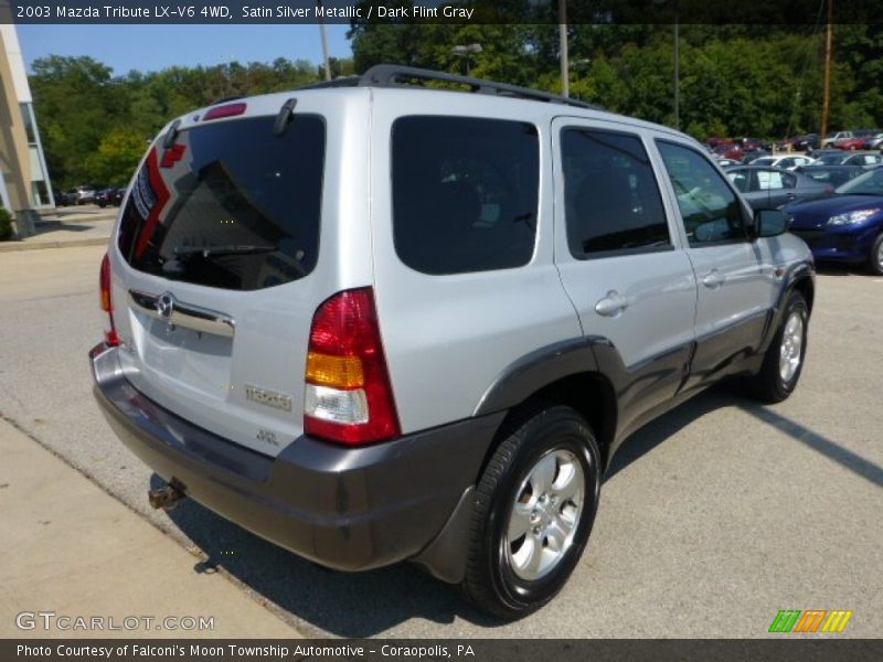 Satin Silver Metallic / Dark Flint Gray 2003 Mazda Tribute LX-V6 4WD