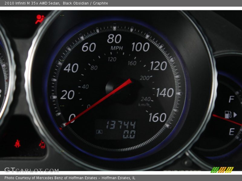 Black Obsidian / Graphite 2010 Infiniti M 35x AWD Sedan