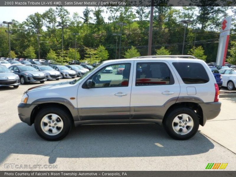 Satin Silver Metallic / Dark Flint Gray 2003 Mazda Tribute LX-V6 4WD