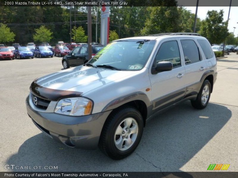 Satin Silver Metallic / Dark Flint Gray 2003 Mazda Tribute LX-V6 4WD