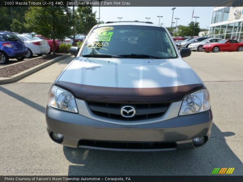 Satin Silver Metallic / Dark Flint Gray 2003 Mazda Tribute LX-V6 4WD