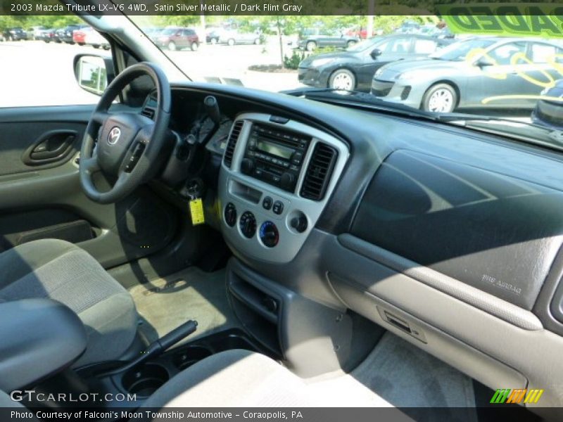 Satin Silver Metallic / Dark Flint Gray 2003 Mazda Tribute LX-V6 4WD