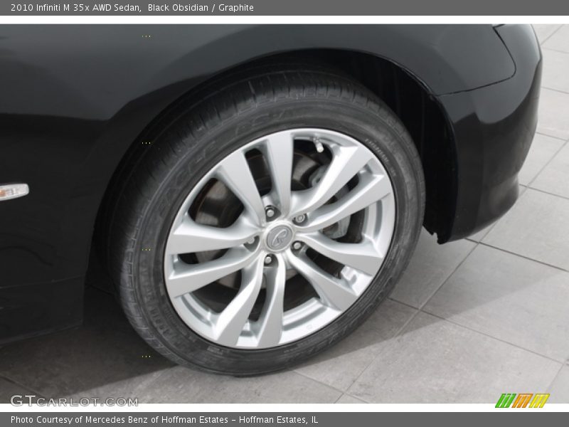 Black Obsidian / Graphite 2010 Infiniti M 35x AWD Sedan