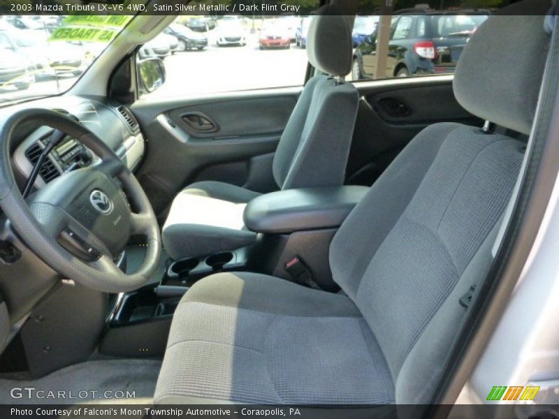 Satin Silver Metallic / Dark Flint Gray 2003 Mazda Tribute LX-V6 4WD