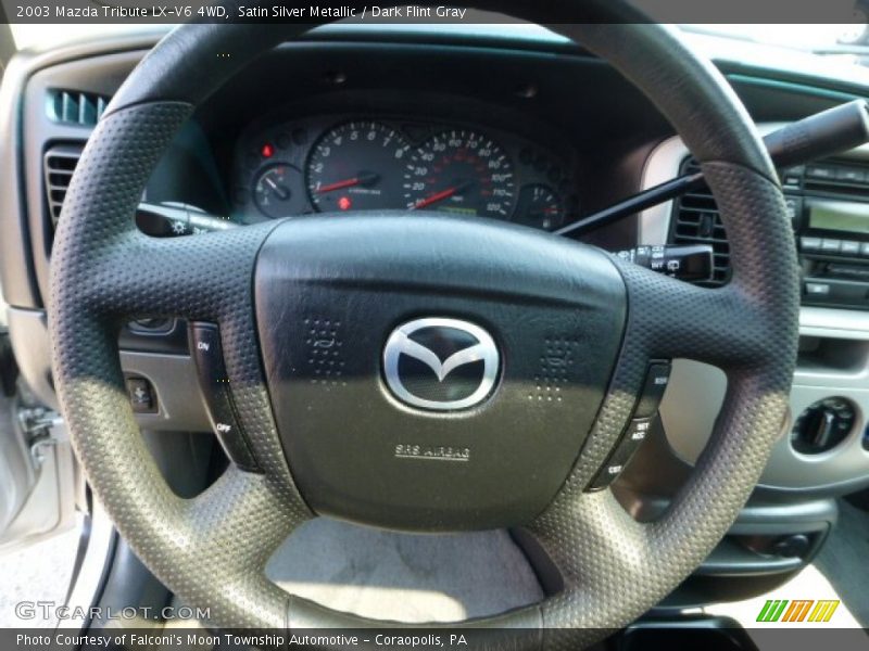 Satin Silver Metallic / Dark Flint Gray 2003 Mazda Tribute LX-V6 4WD