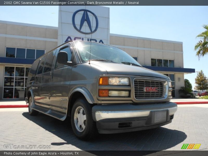 Dark Bronzemist Metallic / Neutral 2002 GMC Savana Van G1500 Passenger Conversion