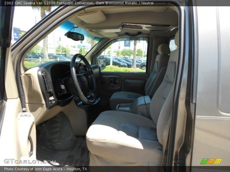Dark Bronzemist Metallic / Neutral 2002 GMC Savana Van G1500 Passenger Conversion
