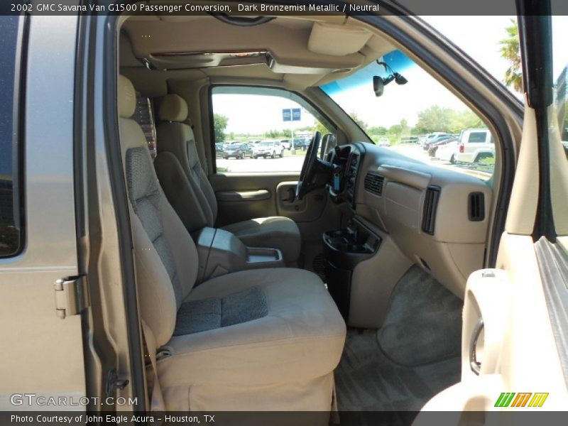 Dark Bronzemist Metallic / Neutral 2002 GMC Savana Van G1500 Passenger Conversion