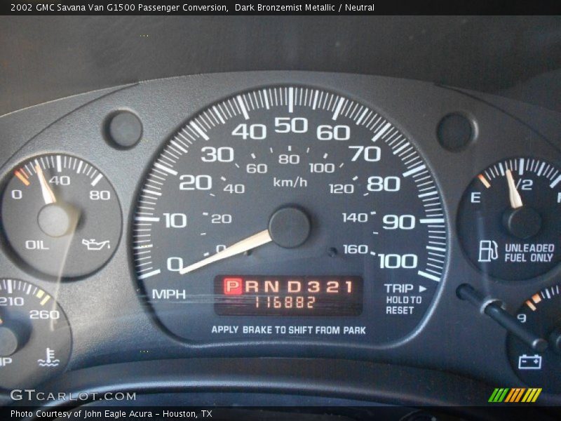 Dark Bronzemist Metallic / Neutral 2002 GMC Savana Van G1500 Passenger Conversion