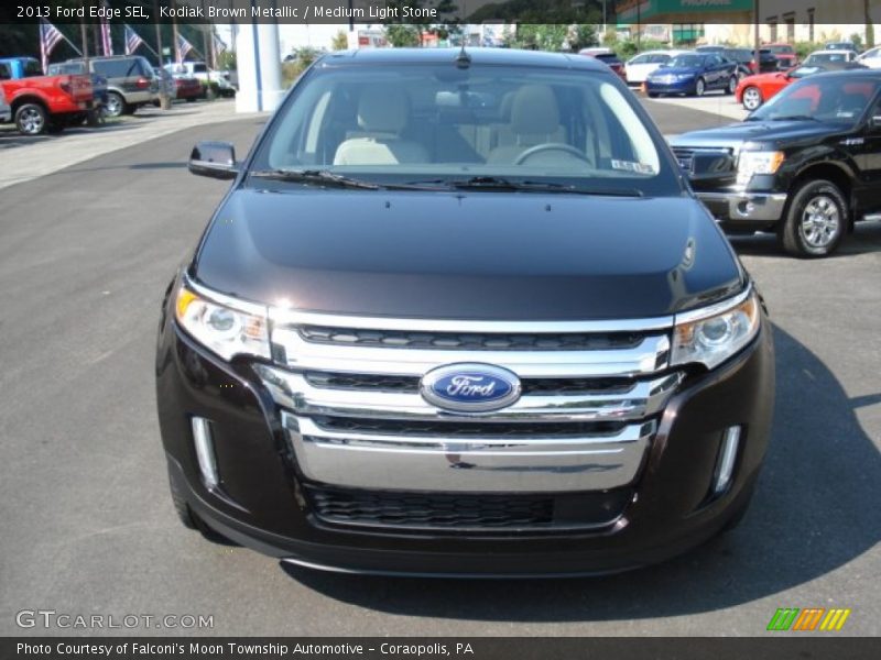 Kodiak Brown Metallic / Medium Light Stone 2013 Ford Edge SEL