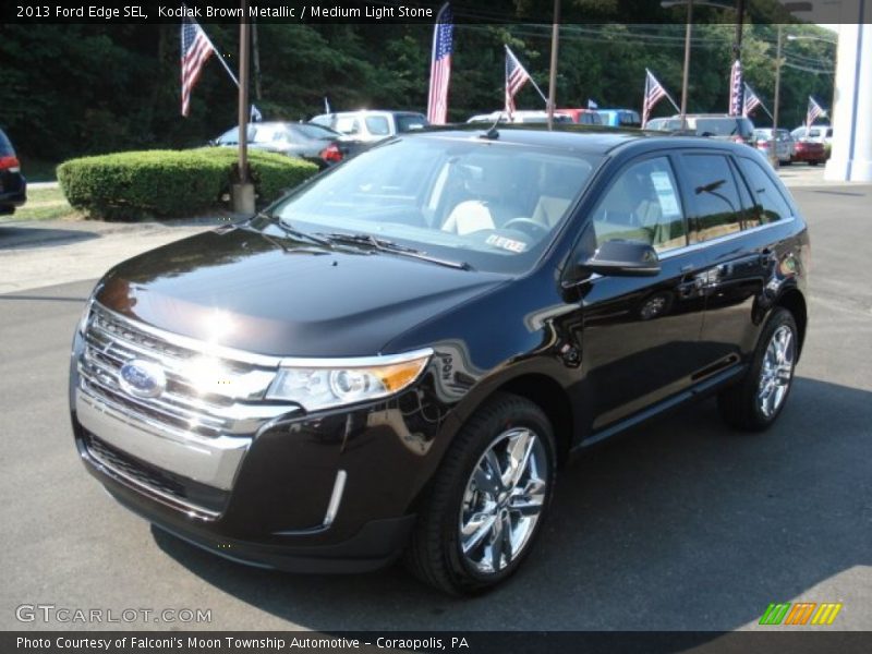 Kodiak Brown Metallic / Medium Light Stone 2013 Ford Edge SEL