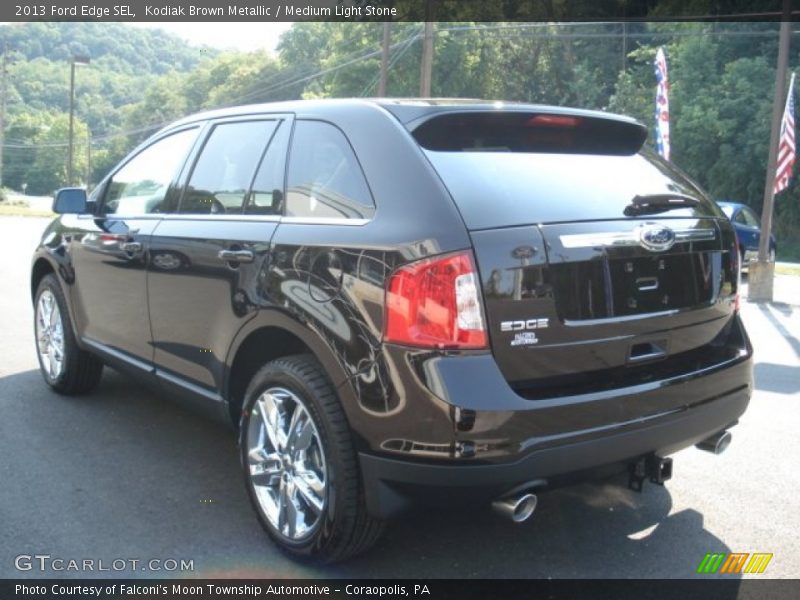Kodiak Brown Metallic / Medium Light Stone 2013 Ford Edge SEL