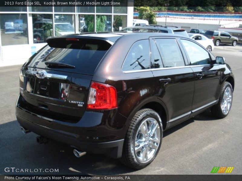 Kodiak Brown Metallic / Medium Light Stone 2013 Ford Edge SEL