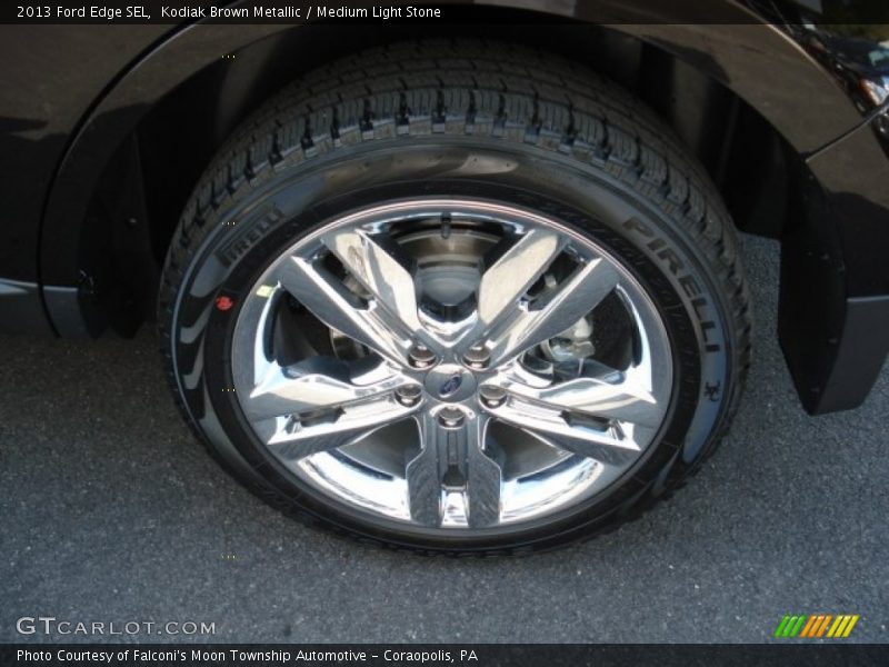 Kodiak Brown Metallic / Medium Light Stone 2013 Ford Edge SEL