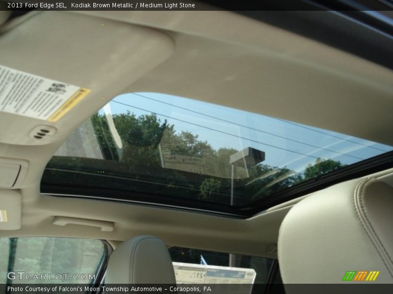 Kodiak Brown Metallic / Medium Light Stone 2013 Ford Edge SEL