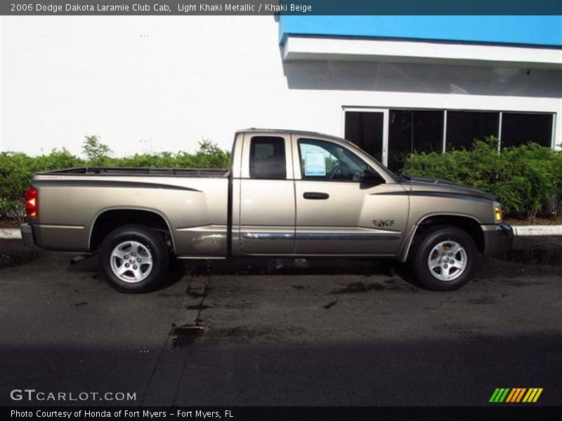 Light Khaki Metallic / Khaki Beige 2006 Dodge Dakota Laramie Club Cab