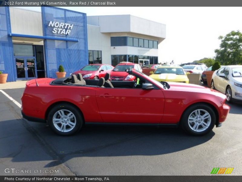 Race Red / Charcoal Black 2012 Ford Mustang V6 Convertible