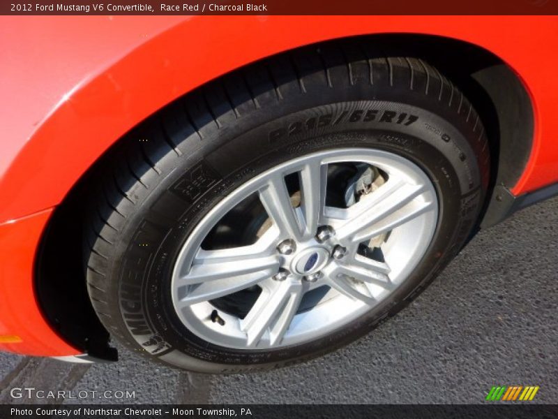 Race Red / Charcoal Black 2012 Ford Mustang V6 Convertible