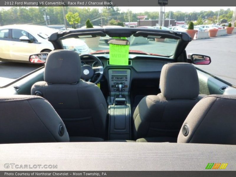 Race Red / Charcoal Black 2012 Ford Mustang V6 Convertible