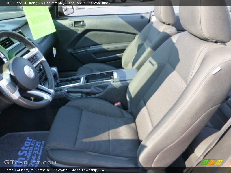 Race Red / Charcoal Black 2012 Ford Mustang V6 Convertible
