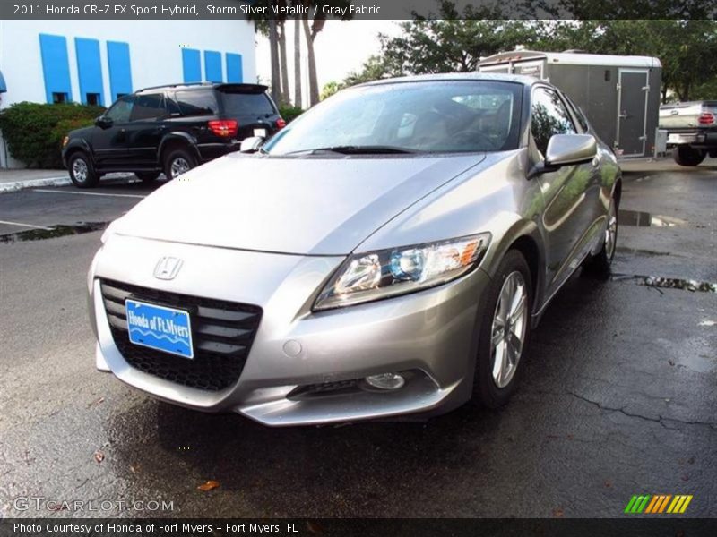 Storm Silver Metallic / Gray Fabric 2011 Honda CR-Z EX Sport Hybrid