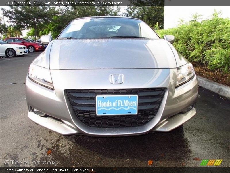 Storm Silver Metallic / Gray Fabric 2011 Honda CR-Z EX Sport Hybrid