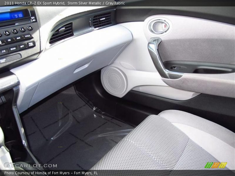 Storm Silver Metallic / Gray Fabric 2011 Honda CR-Z EX Sport Hybrid