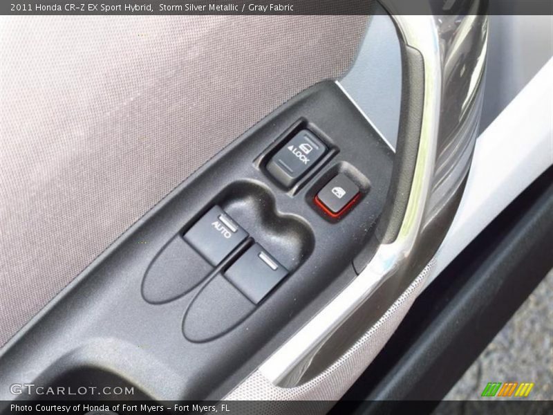 Storm Silver Metallic / Gray Fabric 2011 Honda CR-Z EX Sport Hybrid
