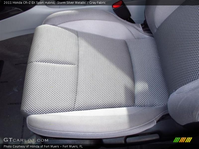 Storm Silver Metallic / Gray Fabric 2011 Honda CR-Z EX Sport Hybrid