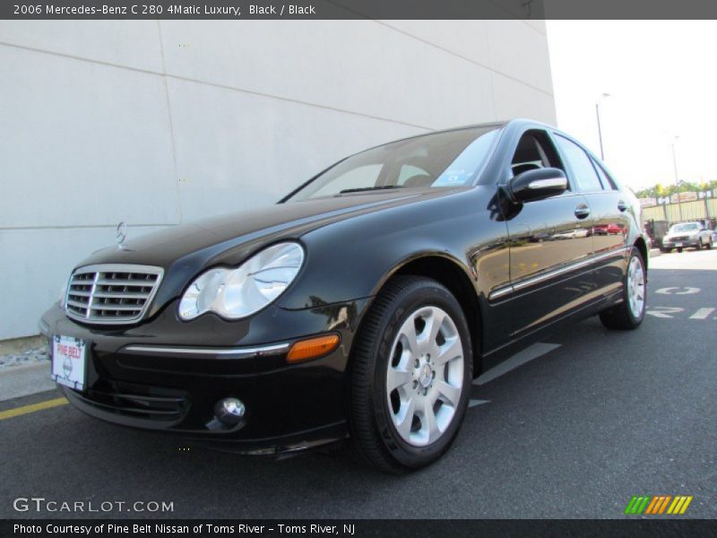 Black / Black 2006 Mercedes-Benz C 280 4Matic Luxury