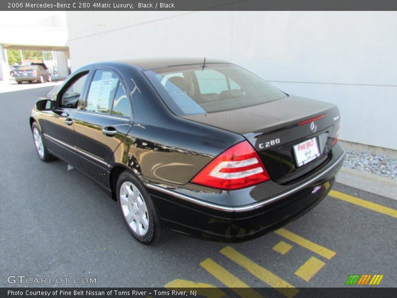 Black / Black 2006 Mercedes-Benz C 280 4Matic Luxury