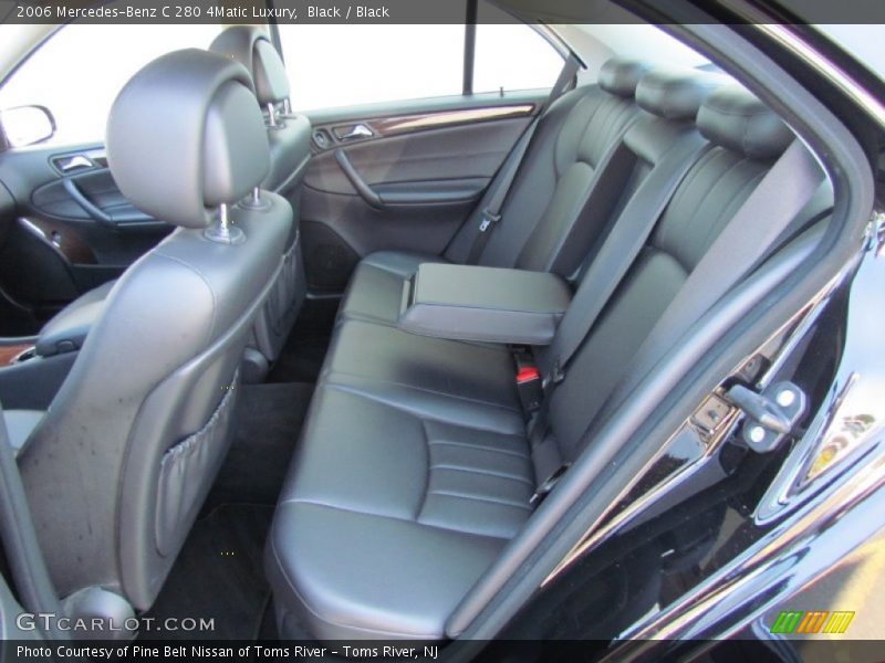 Rear Seat of 2006 C 280 4Matic Luxury