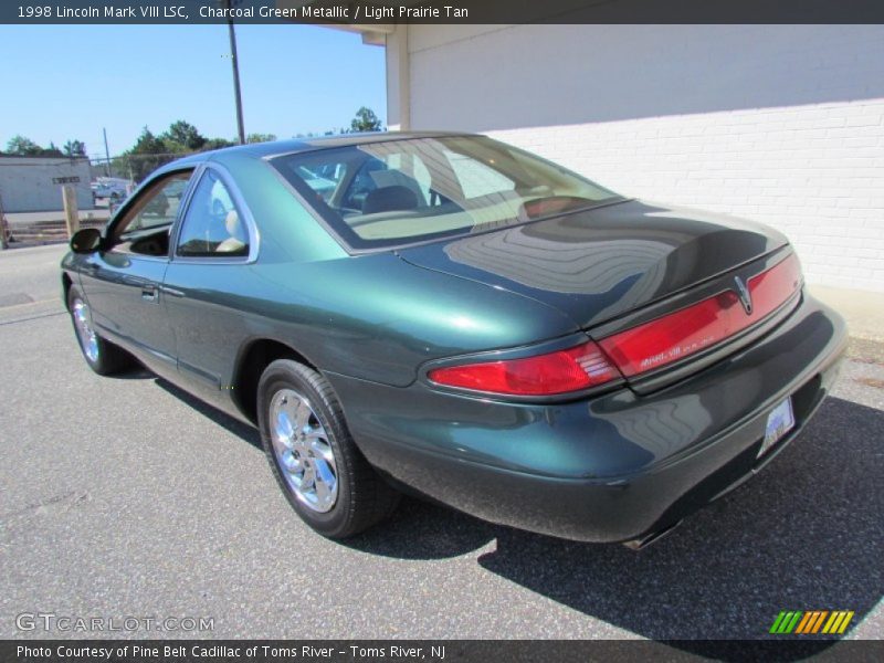 Charcoal Green Metallic / Light Prairie Tan 1998 Lincoln Mark VIII LSC