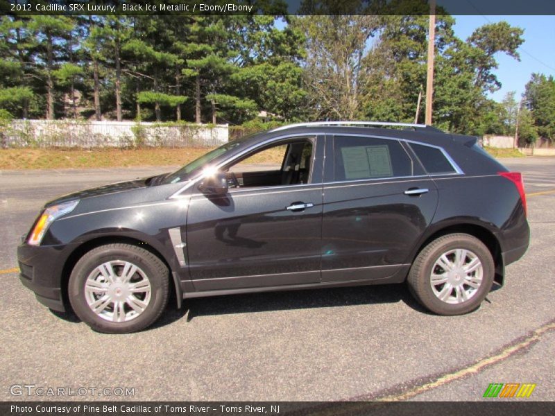 Black Ice Metallic / Ebony/Ebony 2012 Cadillac SRX Luxury