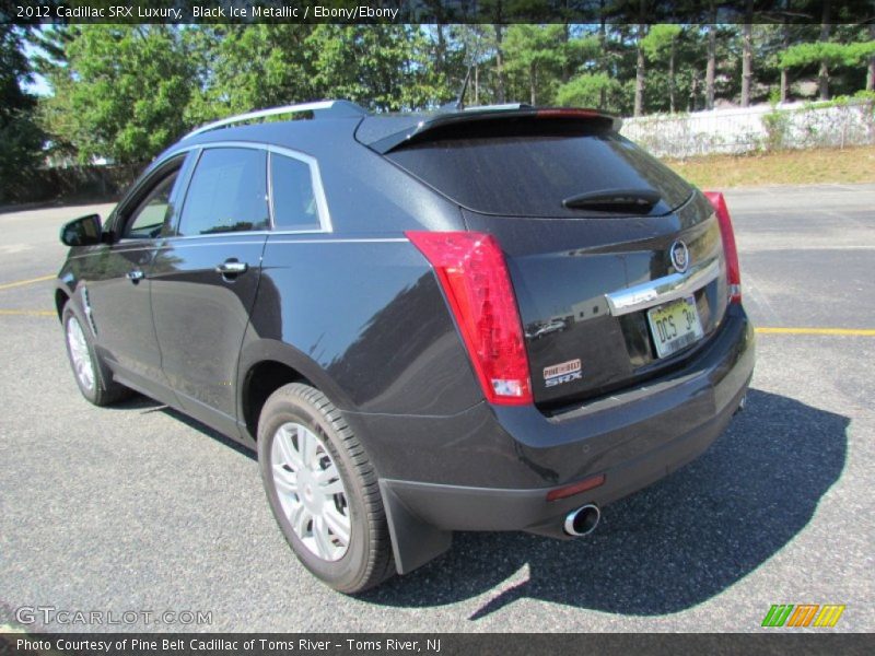 Black Ice Metallic / Ebony/Ebony 2012 Cadillac SRX Luxury