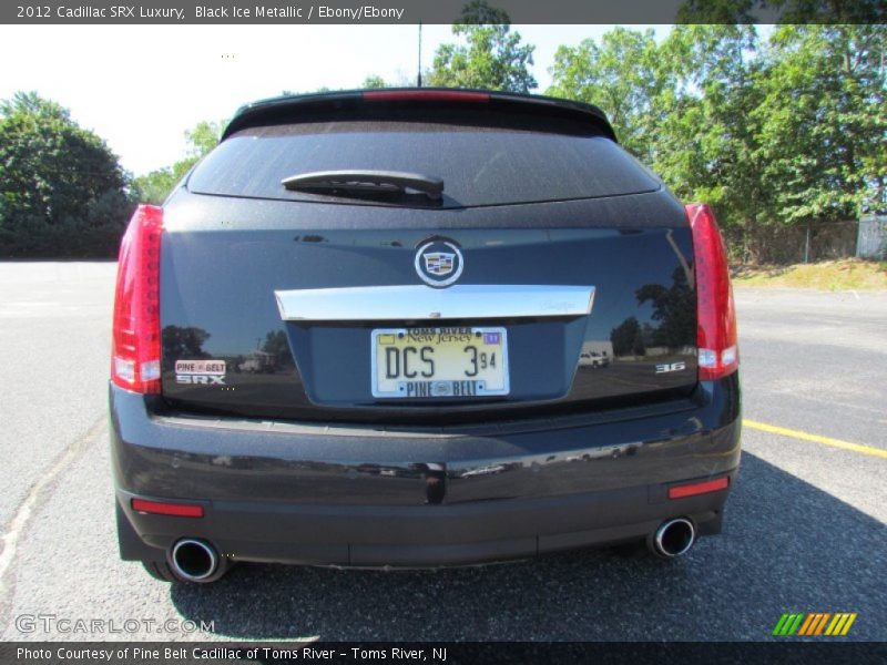 Black Ice Metallic / Ebony/Ebony 2012 Cadillac SRX Luxury