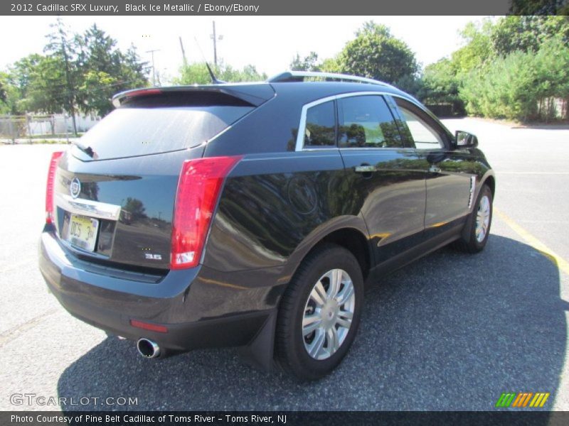 Black Ice Metallic / Ebony/Ebony 2012 Cadillac SRX Luxury