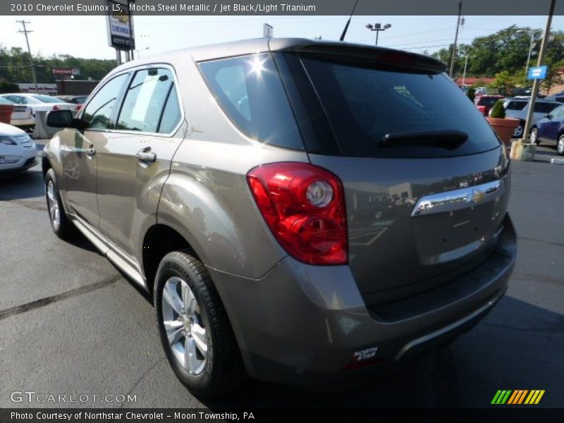 Mocha Steel Metallic / Jet Black/Light Titanium 2010 Chevrolet Equinox LS