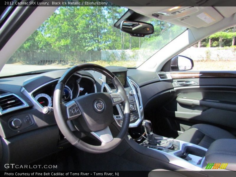 Black Ice Metallic / Ebony/Ebony 2012 Cadillac SRX Luxury