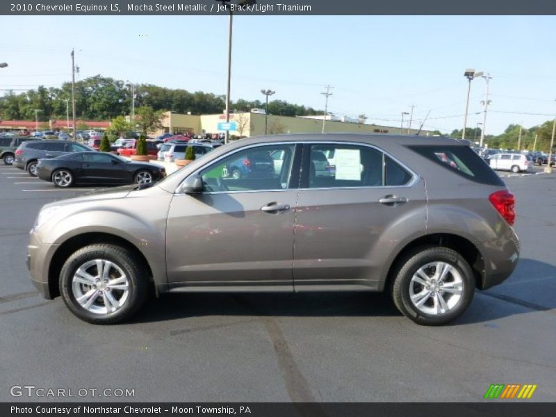 Mocha Steel Metallic / Jet Black/Light Titanium 2010 Chevrolet Equinox LS