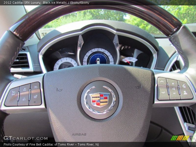 Black Ice Metallic / Ebony/Ebony 2012 Cadillac SRX Luxury