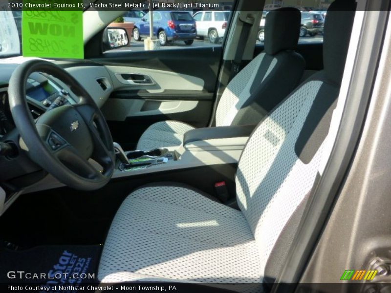 Mocha Steel Metallic / Jet Black/Light Titanium 2010 Chevrolet Equinox LS