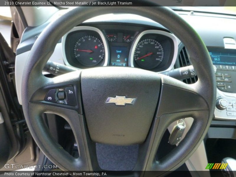 Mocha Steel Metallic / Jet Black/Light Titanium 2010 Chevrolet Equinox LS